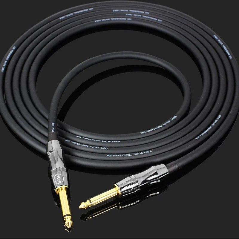 Genuine KGR guitar cable electric guitar cable electronic organ drum audio cable no noise noise reduction shielding