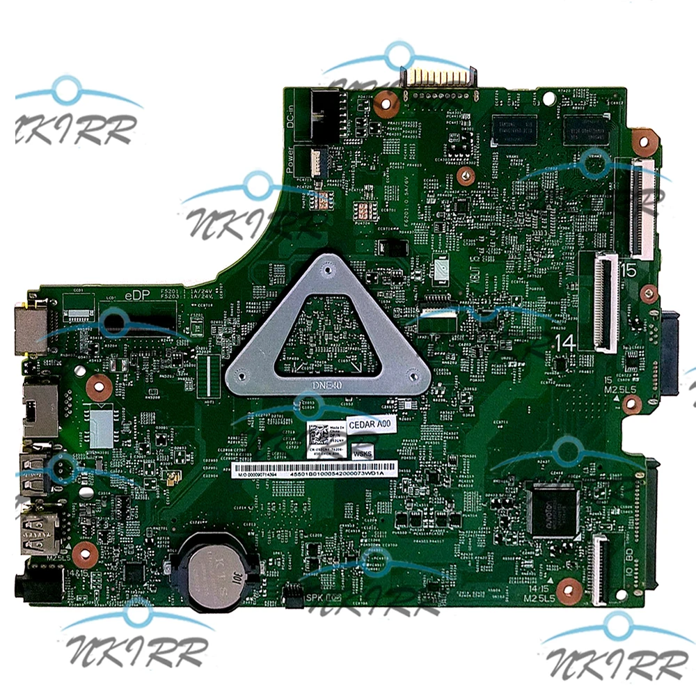 Cedar AMD 13283-1 XY1KC 4XK49 A6-6310 F594Y A4-6210 52GNY E2-6100/E1-6010 DDR3L R5 for Dell Inspiron 3542 3541 3441 Motherboard