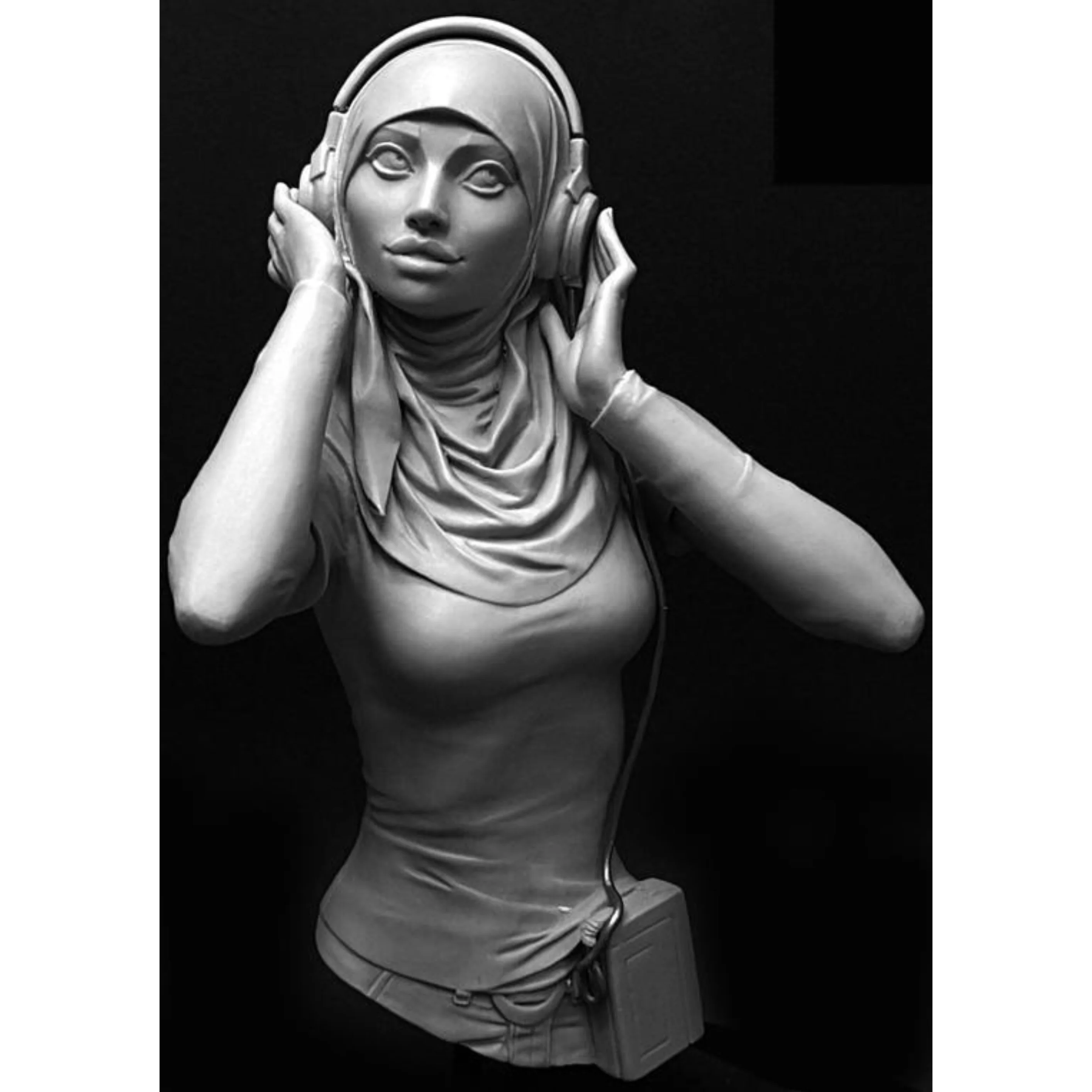 108mm  Resin Model Bust GK， Unassembled and unpainted kit