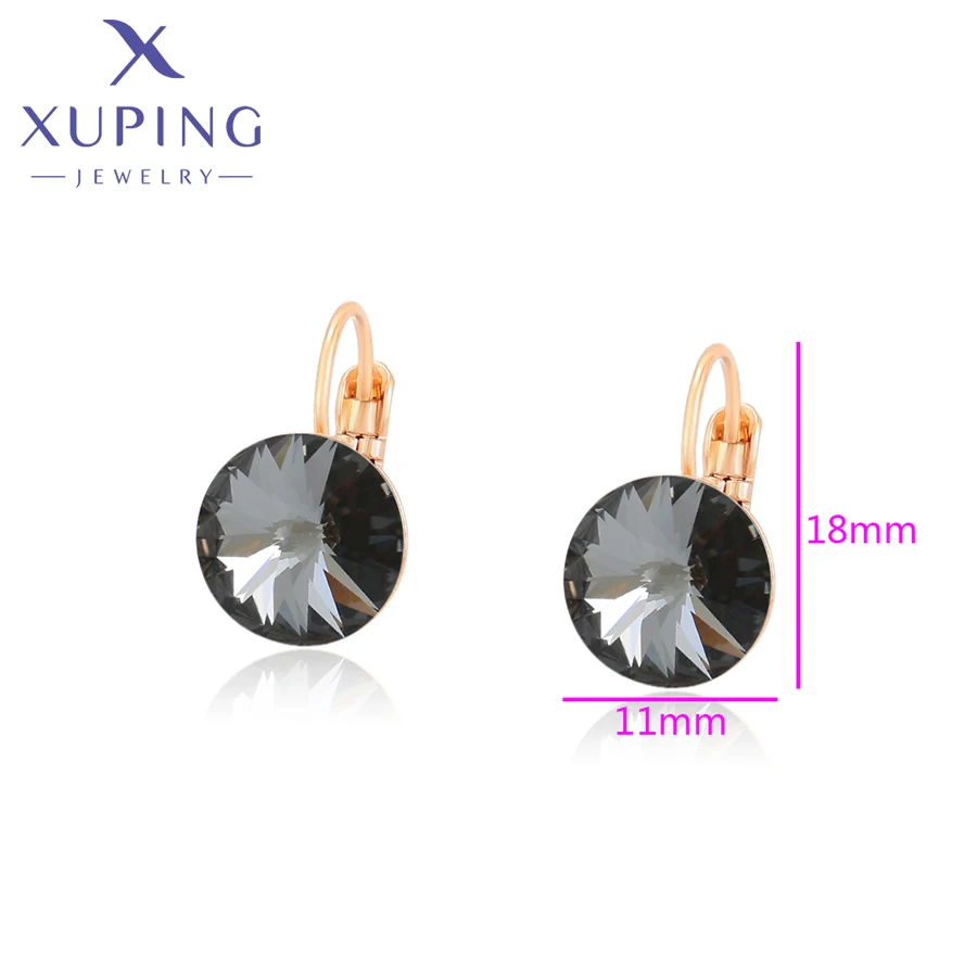 Xuping Jewelry Fashion Popular Elegant Style Crystal Earring for Women Mother's Day Gift 610339213