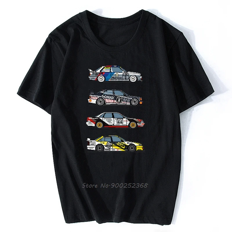 Coole DTM Goldene Jahre Auto Design T-Shirt Sommer Mode Männer T Shirt Lustige Junge Weiß Tops Mann Casual Tees Kurzarm t-shirt