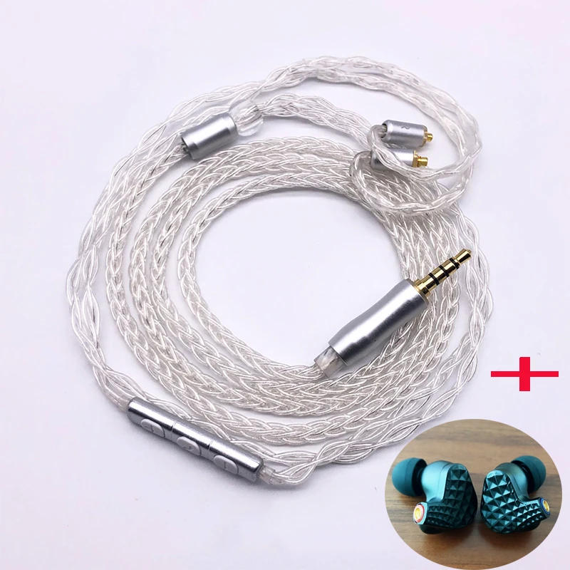 Новые гибридные стереонаушники 6BA + 1DD MMCX HIFI наушники на заказ MMCX наушники DJ монитор гарнитура