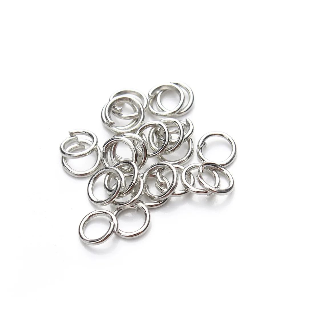 200 pieces of 4-10mm manual DIY accessories iron ring opening and closing manual connection ring single circle opening ring