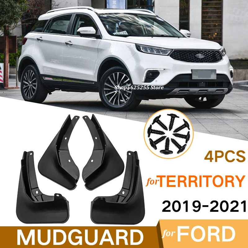 

Car Mud Flaps Fender for Ford Territory 2020 2021 2022 Accessories Front Rear Wheels Fenders Splash Guards Mudguards Mudflap