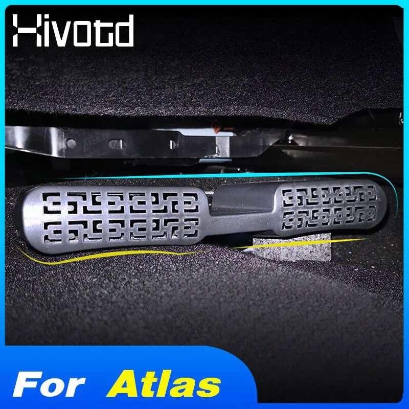 Hivotd For Geely Atlas Emgrand NL-3 Proton X70 Car Seat Rear Heater Floor Grille Seat Air Conditioner Vent Outlet Cover 2019