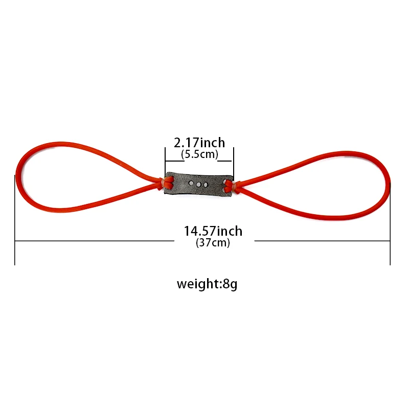 강력한 탄력 라운드 고무 밴드 새총 사냥, 야외 사격 액세서리용 투석기 배치 가능, 3 개, 6 개, 9 개