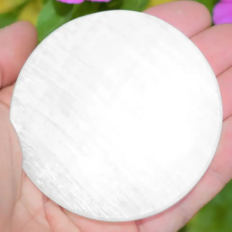 Selenite Crystal Charging Disk 