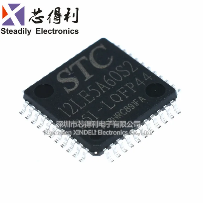 10pcs/lot Original STC STC12LE5A60S2-35I-LQFP44G Single Chip Microcomputer