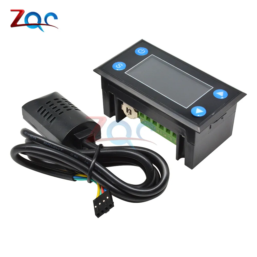 W1212 AC 220V A CRISTALLI LIQUIDI Digital di Umidità di Temperatura Timer di Controllo SHT20 Sonda del Sensore per la Incubatore Aquarium Termostato