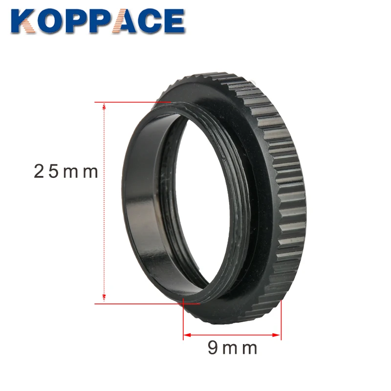 KOPPACE Microscope Lens C-Mount Interface Adapter Ring 25mm installation Size Industrial Microscope Camera Extension Ring