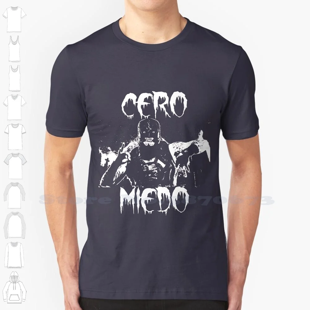 Cero Miedo 100% Pure Cotton T-Shirt Pentagon Jr Pentagon Junior Pentagon Dark Aew All Elite Wrestling Lucha Underground Lucha