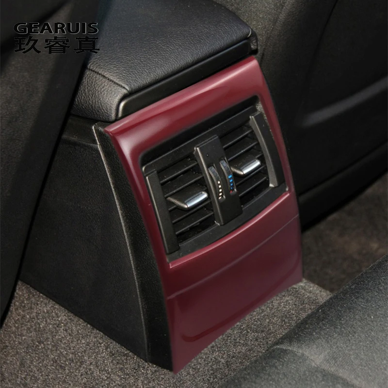 Car Styling Interior For BMW F20 F21 1 Series Rear Outlet Frame Trim Covers Air Conditioning Vent decoration Sticker Accessories