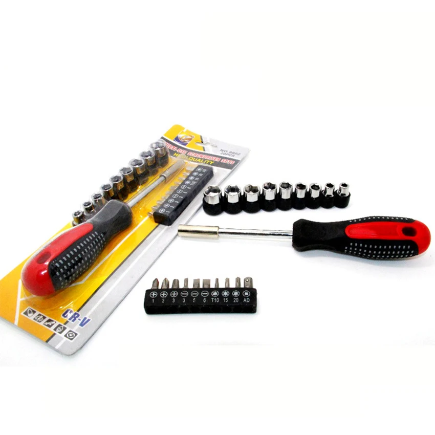 Set di punte per cacciavite con cacciaviti, 20 pezzi, Kit di strumenti di riparazione elettronica per orologio, fotocamera, Tablet, telefono, famiglia