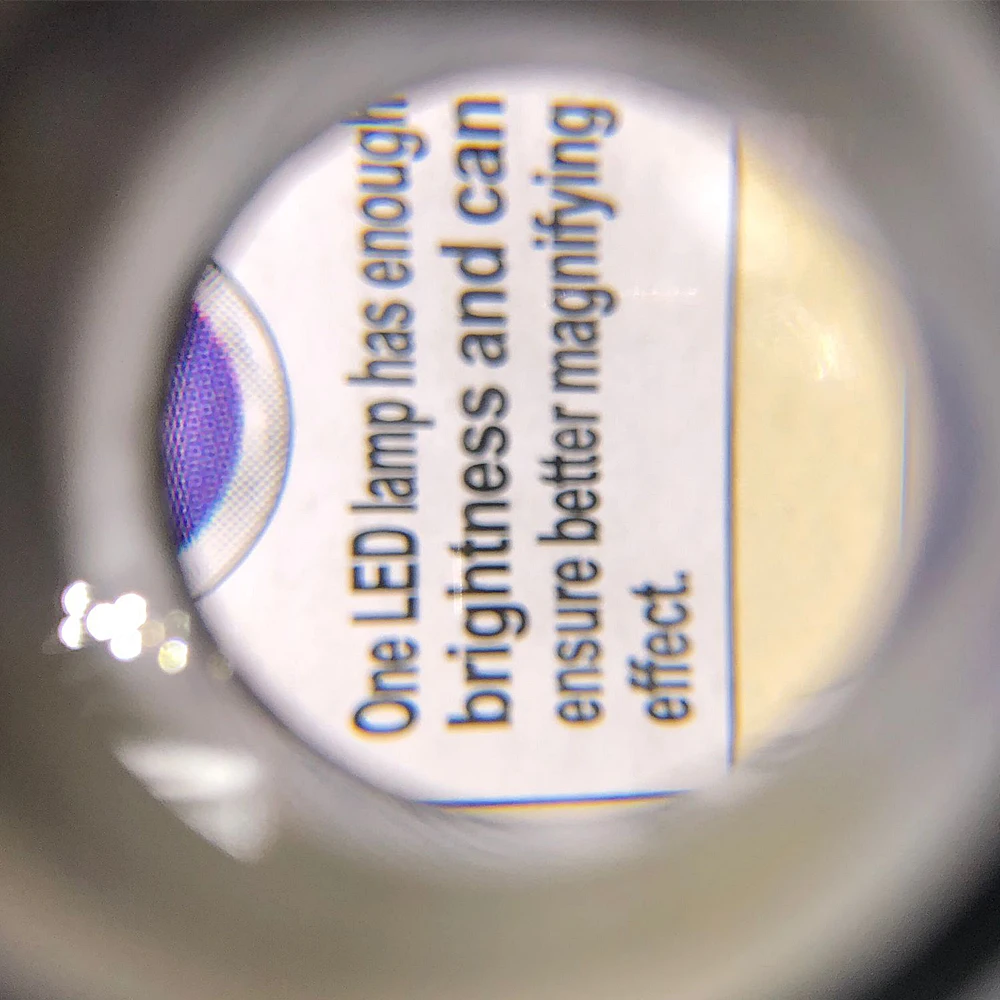 PHYHOO Glasses Type Wearing Monocle Magnifier 20X Magnifier with LED Light For Watch Repair Jewelry Identify Magnify