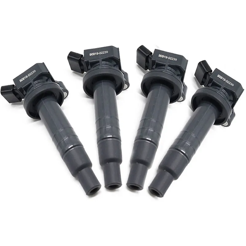 

4PCS Ignition Coil 90919-02239 for Toyota Corolla Celica for Chevy Prizm for Pontiac Vibe 1.8L UF247 9091902239 DQ50113 UF-247