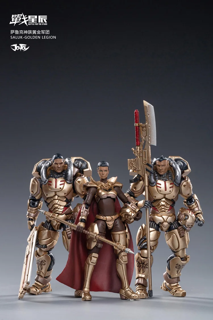 JOYTOY JT0722 Schlacht für die Sterne Saluk-Goldene Legion 1/18 Action Figure Set 3