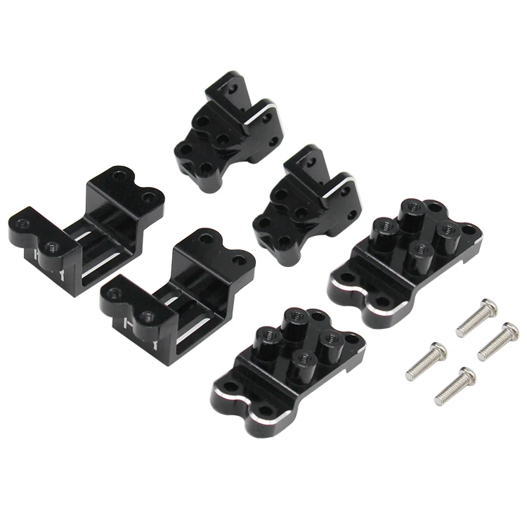 

Hot racing Aluminum Damper Mounting Brackets Case Set for Tamiya CR01 Rock Crawler