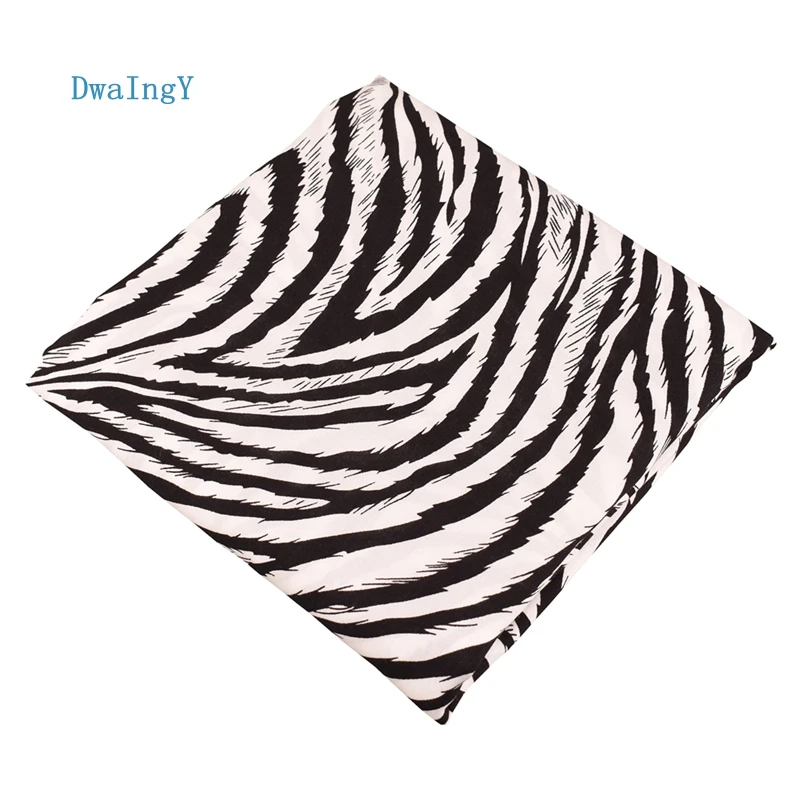 Zebra Pattern Series Imitation Silk Printed Poplin Cotton Fabric For Patchwork DIY,Quilting,Sewing Cloth Scarf Dress Shirt Skirt