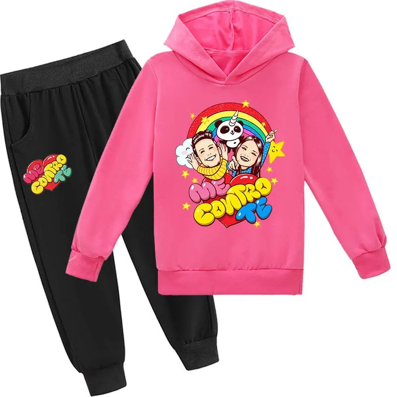 Girl 2-16Y Me contro te Clothing Set Children Birthday suit Boys Tracksuits Kids Me contro te Sport Suits Hoodies Top+Pants 2pcs