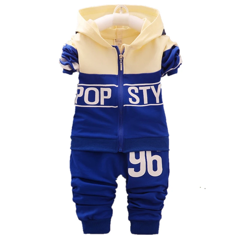 

Spring Autumn Baby Boys Girls Tracksuits Fashion Children Hooded Jacket Pants 2Pcs Sets Kids Brand Clothes Toddler Clothing Suit