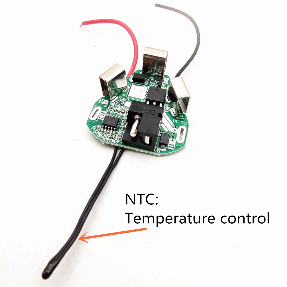 3s Bms1mos elektronarzędzie wkrętak z baterią litową 12V PCB do trójkąta mocy 18650 12.6V