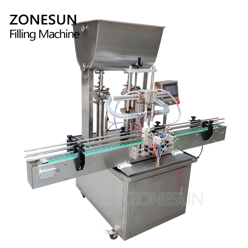 ZONESUN Automatic Beverage Production Line Cans Beer Honey Paste Oil Filling Machine Bottle Water Making Machines supplier