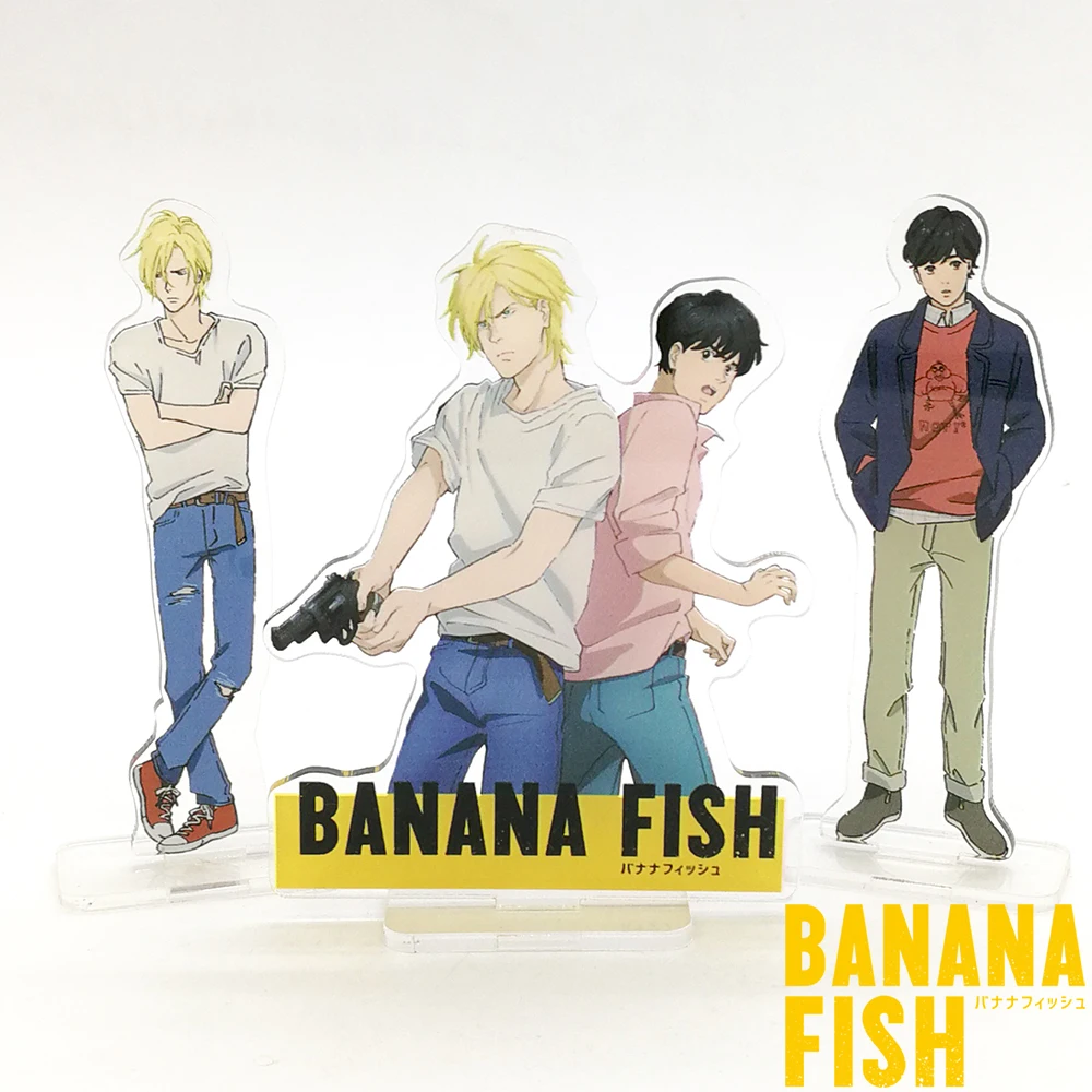 BANANA FISH Ash Okumura Eiji acrylic stand figure model plate holder cake topper anime