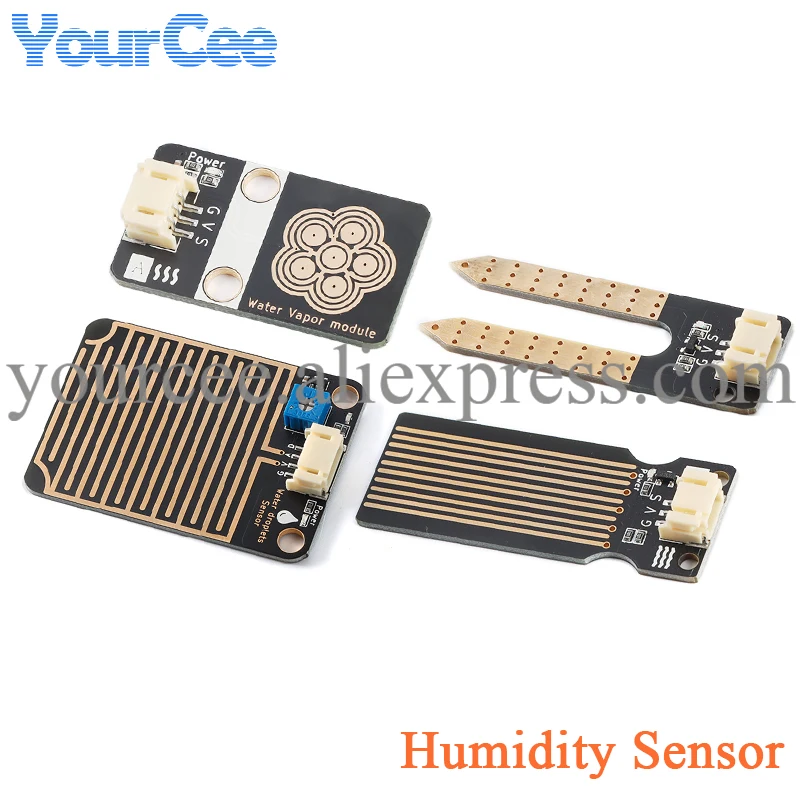 Humidity Hygrometer Sensor Module Soil Moisture Water Lever Depth Water Droplets Water Vapor Rain Detection Board Module