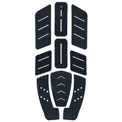 Surfing Traction Pad 9 Piece EVA Foam with Grip Surfboard Longboard Paddle Board 3M Strong Glue Foot Pads Wakesurf Watersport