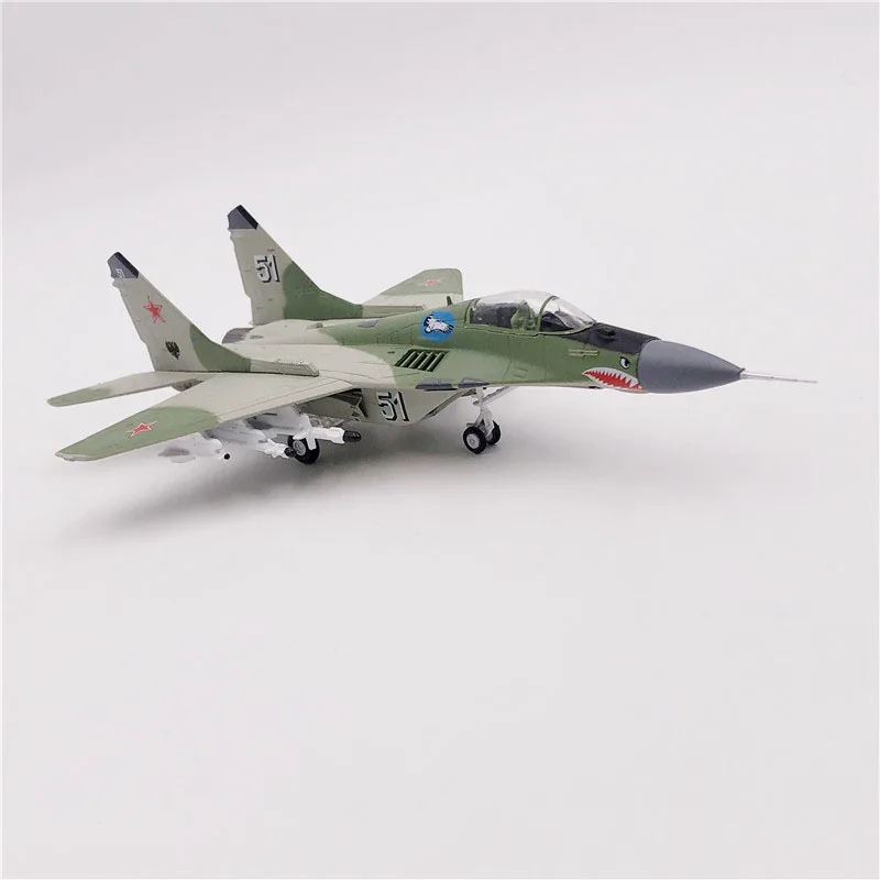 Jason TUTUAircraft Plane model 1:100 Russian Air Force MiG-29 airplane Alloy model diecast 1:100 metal Planes