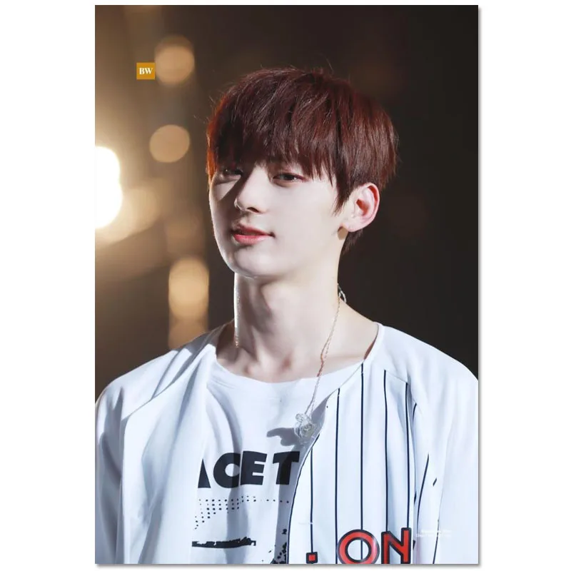 Hwang Min hyun Poster Custom Canvas Poster Art Home Decoration Cloth Fabric Wall Poster Print Silk Fabric 30X45cm40X60cm