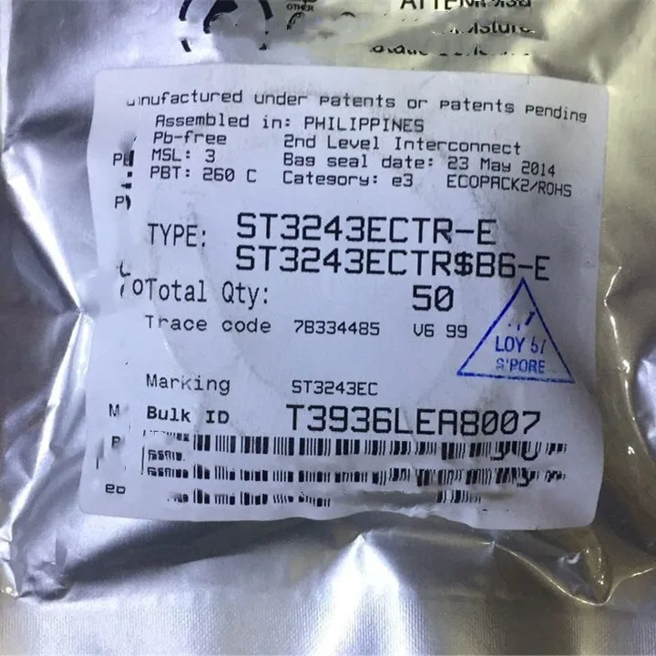 2PCS ST3243ECTR-E ST3243EC ST3243ECTR ST3243 Elektronische komponenten chip IC