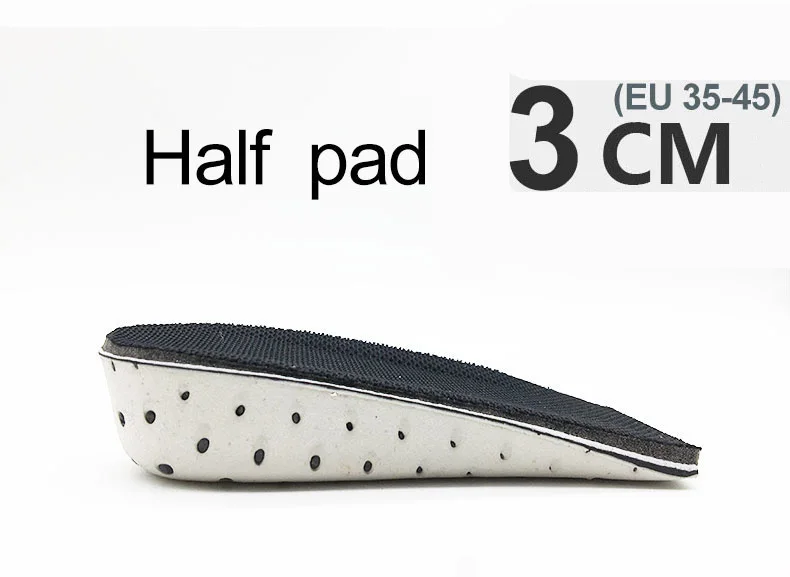 Einlegesohle zur Erhöhung der Höhe, 1 Paar, hart, atmungsaktiv, Memory-Schaum, Fersenhebeinsätze, Schuhheber, Schuhpolster, Aufzugs-Einlegesohlen für Unisex – Detail 15