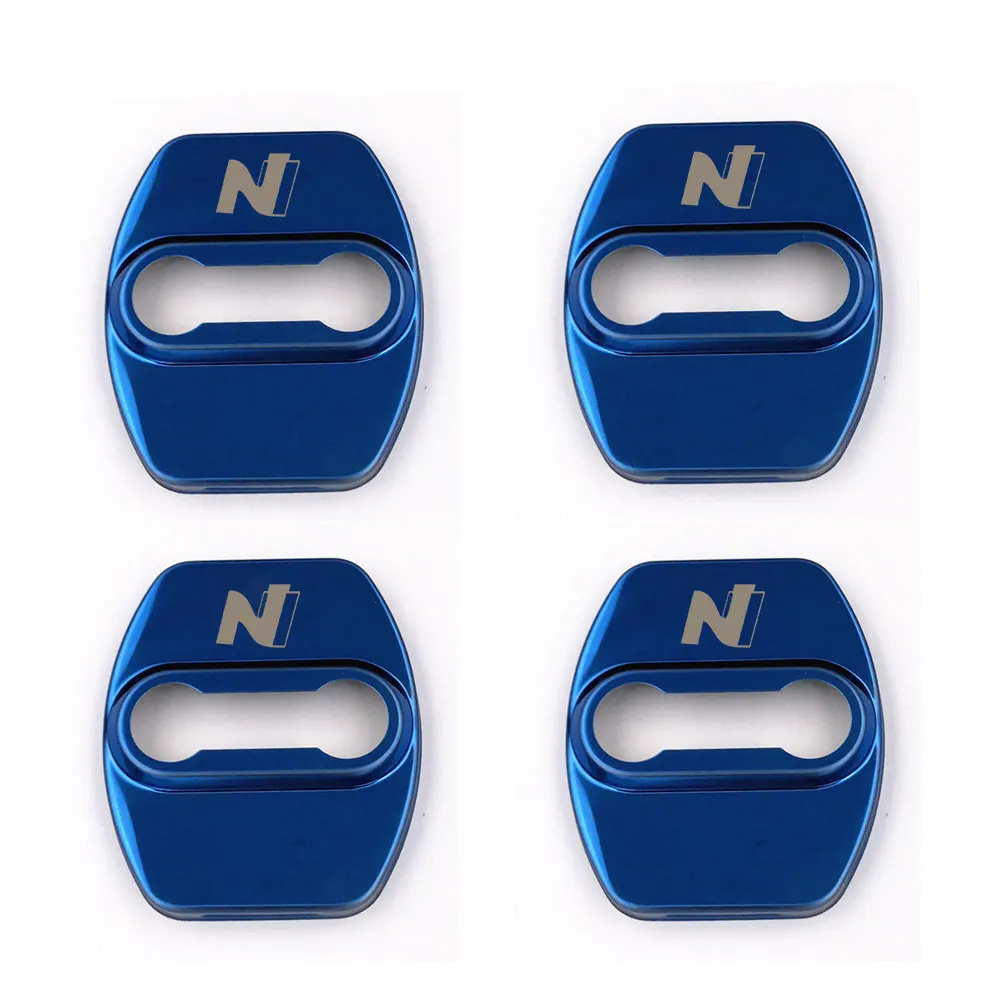 4pcs car door lock cover for Hyundai Tucson Creta I20 I30 N Fastback I30N Veloster KONA activator case styling Accessories