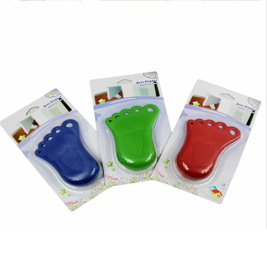 1Pc Creative Foot Shaped Safety Door Stops Anti-pinching Children Protective Door Stopper Household Anti-collision Door Stop