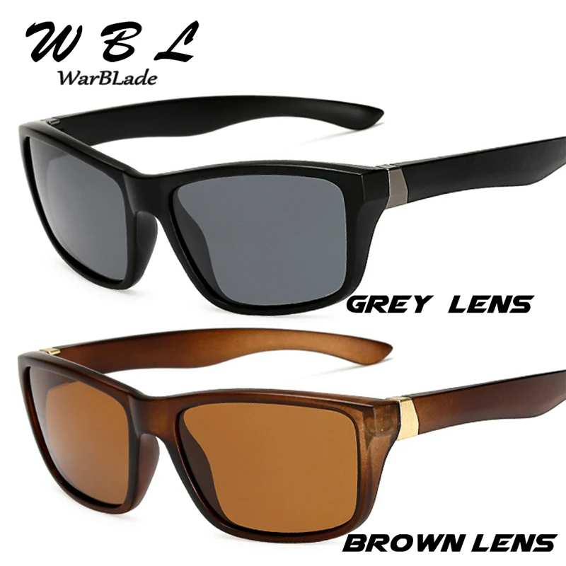 WarBLade New Driving Sunglasses Men Polarized Goggles Sun Glasses Vintage Sports Glasses Male Reduce Glare UV400 2019