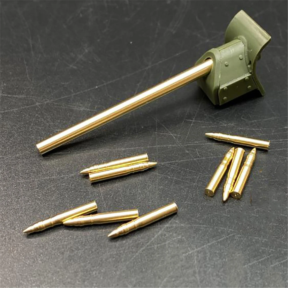 Metal Barrel & Shells Upgrade Parts for Tamiya 35059 1/35 T34/76 Tank Model