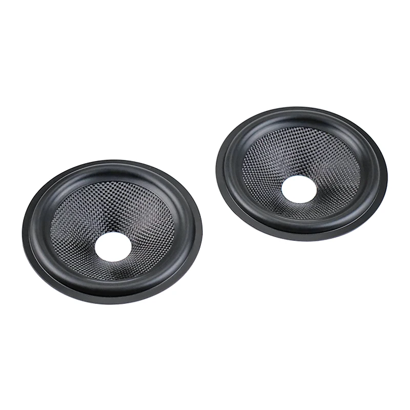 GHXAMP 5 Inch 126mm Speaker Cone Rubber Edge Glass fiber Sound 26.5 Core Loudspeaker Woven Chassis Repair Audio Accessories Diy