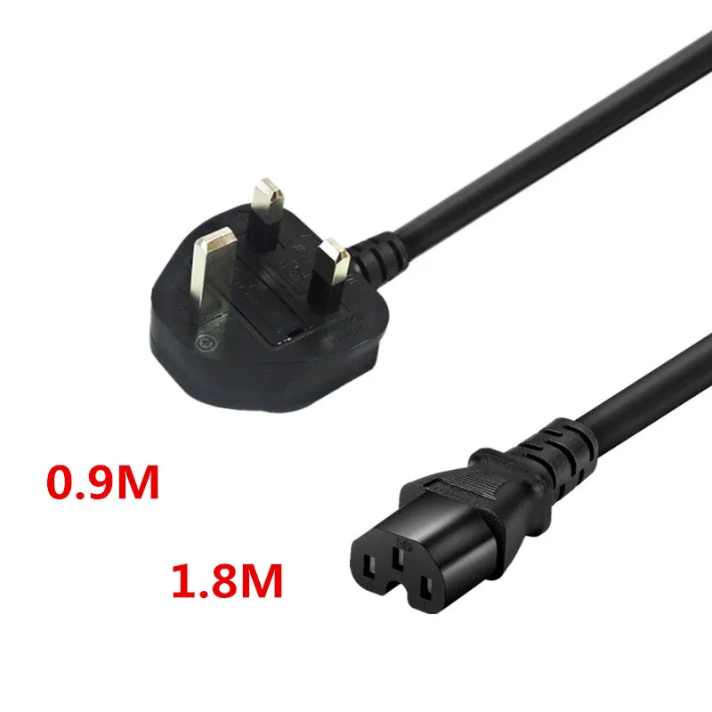 UK BS1363 To C15 Extension Cable, 3G1.0mm PDU UPS AC Power cord 13A 250V