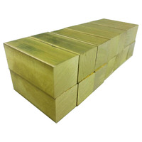 The knife handle hand material brass ingot 50*30*10mm Brass block DIY accessories customize service