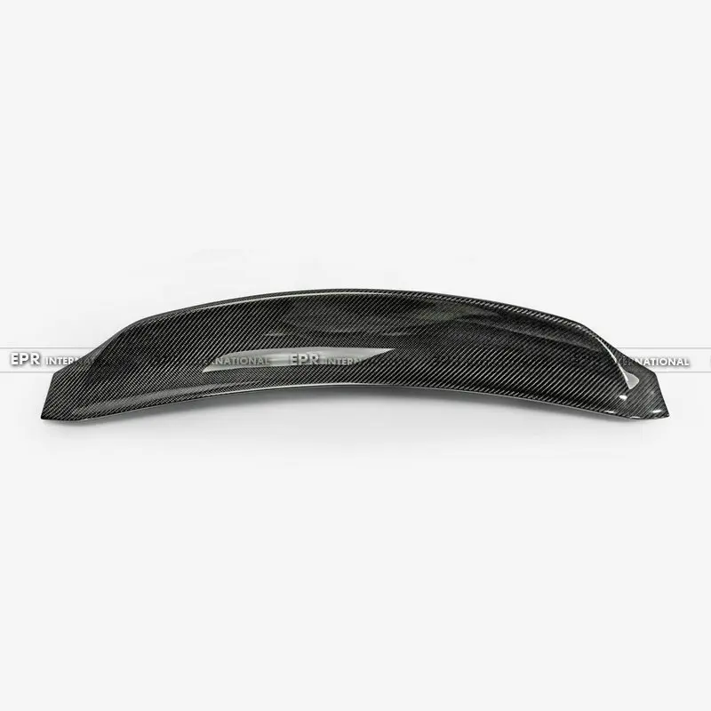 

For Porsche 981 Cayman Carbon Fiber Duckbill Spoiler Glossy Fibre Car-styling Finish Rear Trunk Wing Racing Auto Body Kit Trim