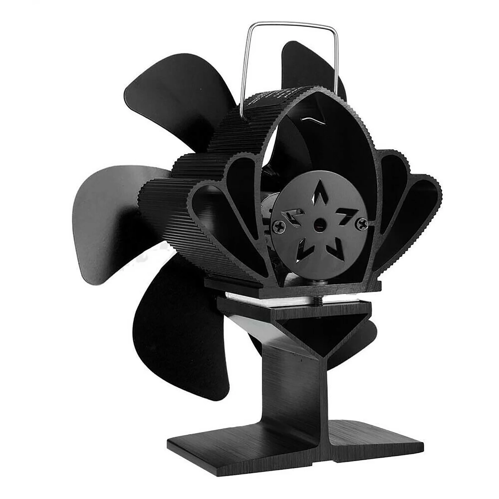 6 Blades Burning Stove Fan Heat Powered Fireplace Fan For Wood Burning Stove Gas Stove Pellet Stove Low Fuel Appealing