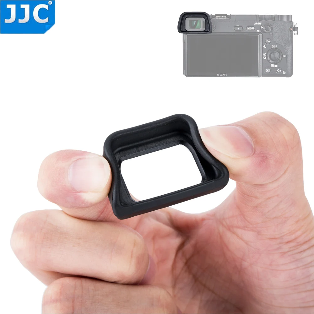 JJC miękki okular do oczu dla SONY A6300 A6100 A6000 NEX-6 NEX-7 zastępuje FDA-EP10 Eyecup dslr FDA-EV1S elektroniczny wizjer