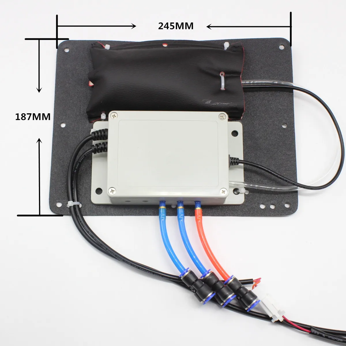 カーシートエアバッグ空気圧マッサージ,12 v,6つの空気圧マッサージシステム,ラウンドメタルスイッチシステム,シートインテリアアクセサリー