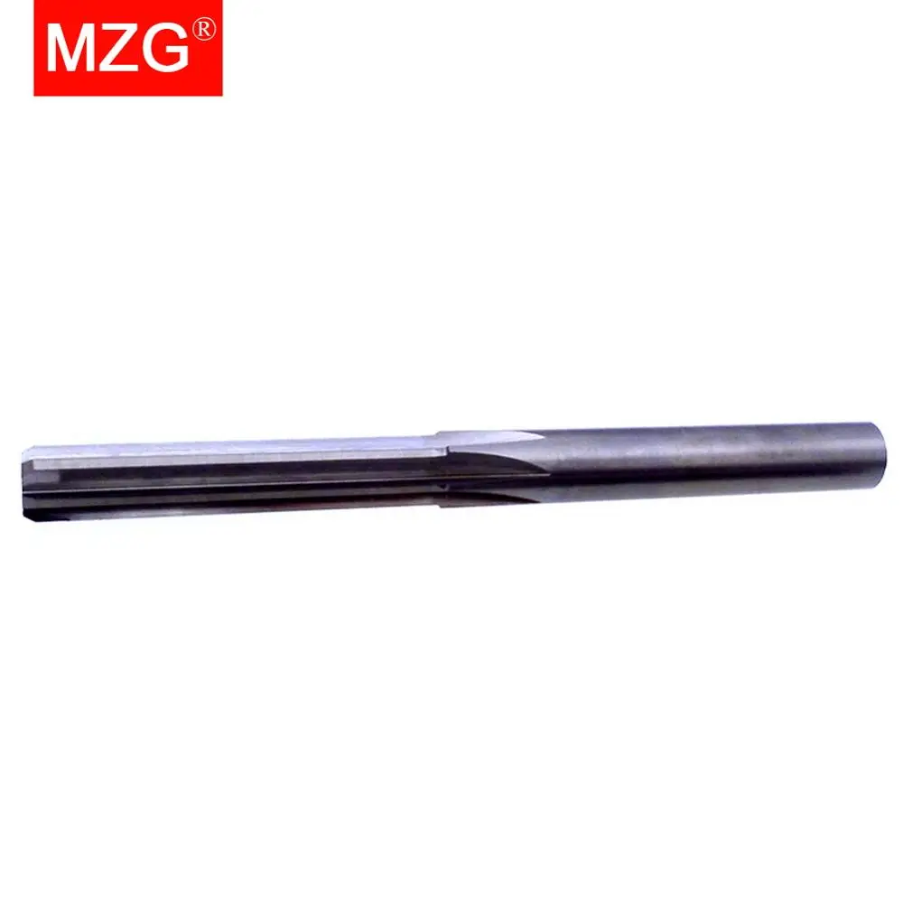 MZG  1PCS HRC55 6 Flute 4 5  6 8 12 mm Straight Flute CNC Lathe Machining Carbide Milling Tungsten Steel Milling Cutter Reamer