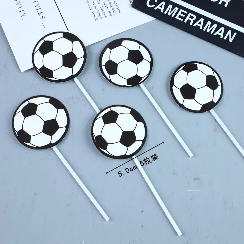 INS Fußball Happy Birthday Tortendekoration Basketball Acryl Cake Topper für Kindergeburtstag Tortendekoration Babyparty – Detail 9