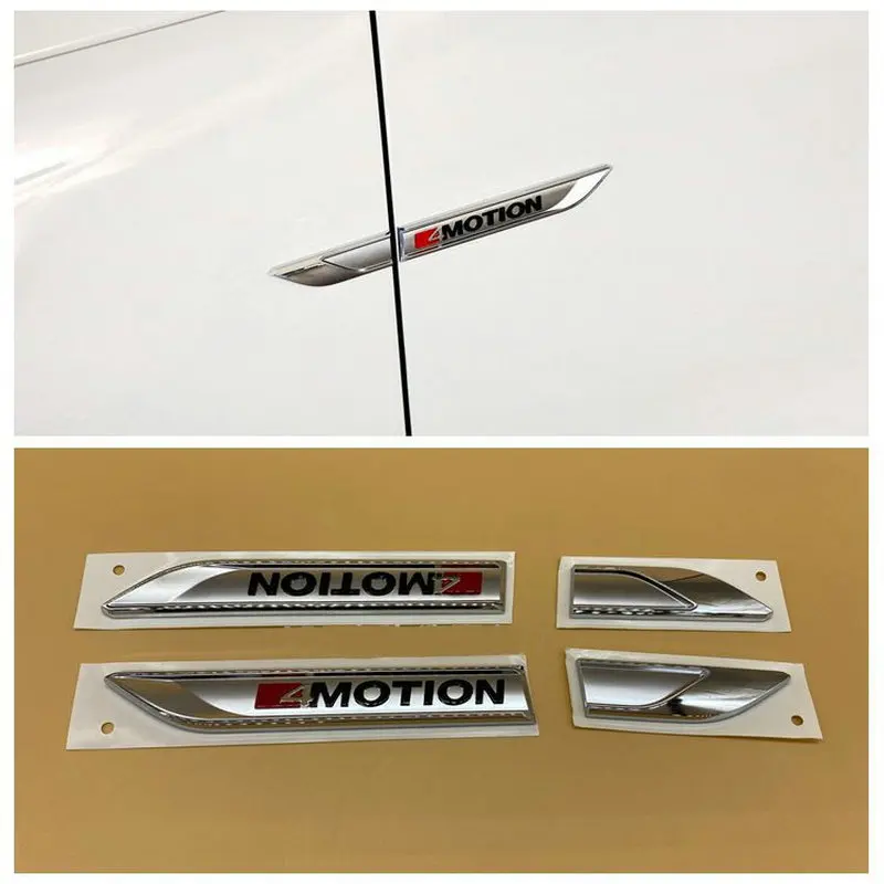 Apply to tiguan  2010-2017 4 drive 4MOTION door leaf plate table 4motin trunk 4 drive label Side marker