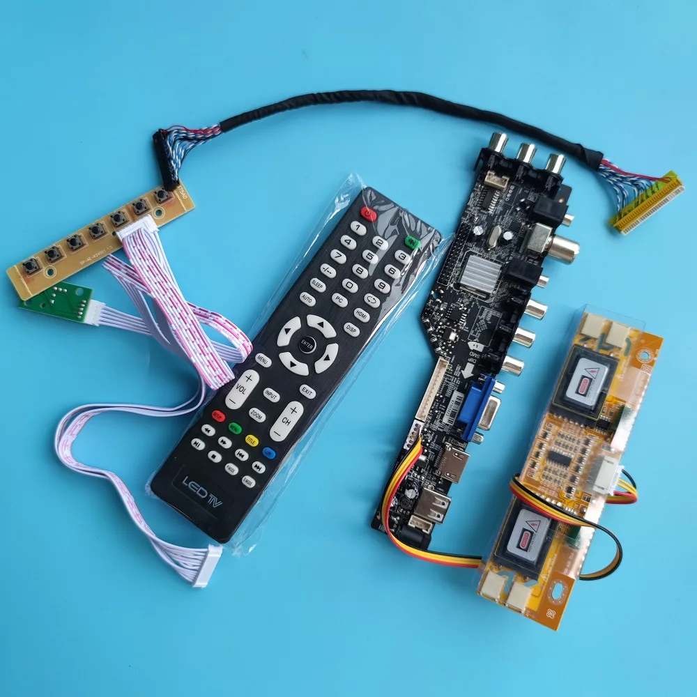 

Kit LM230WF1-TLE3/LM230WF1-TLA1 TV USB 1920X1080 HDMI-compatible VGA Controller board remote DVB-T Digital LCD Panel 4 CCFL 23"