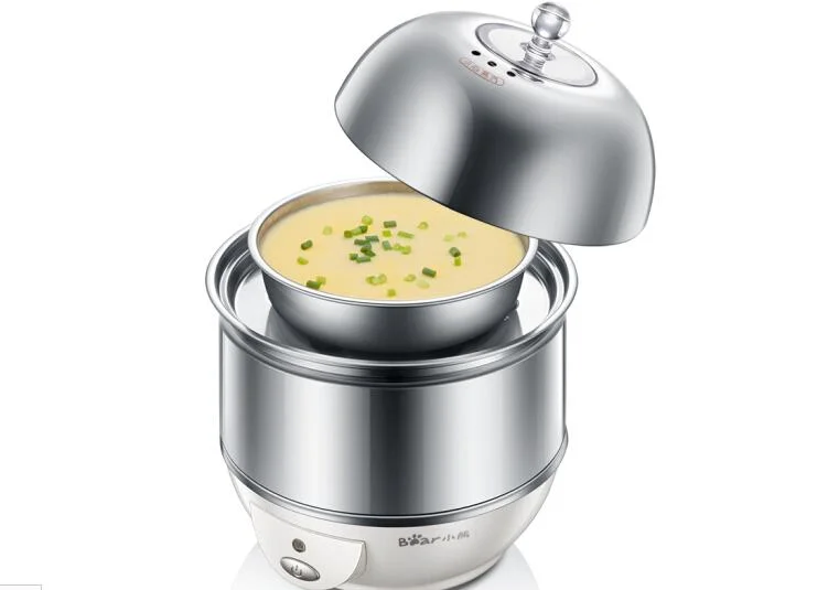 chinaguangdong Bear ZDQ-A06W1 Egg Cooker stainless steel steaming bowl Breakfast machine steamed egg maker 110-220-240V