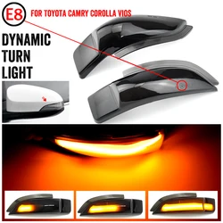 Black For Toyota Camry Corolla Prius C Venza Avalon Vios Yaris Scion iM LED Dynamic Turn Signal Side Mirror Indicator Light